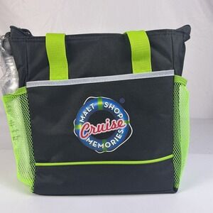 Malt Shop Cruise Memories Insulated Cooler Tote w Bottle Mesh Pockets